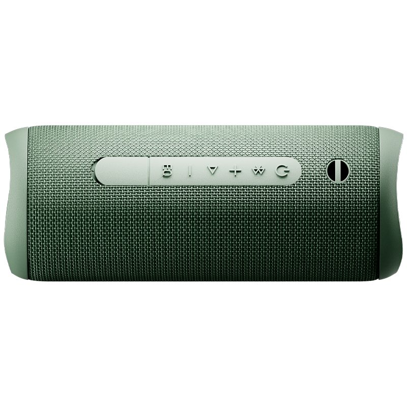 QCY SP7 Green – Portable Bluetooth Speaker w Stereo Sound 40W, Mic for Calls, RGB Light Show